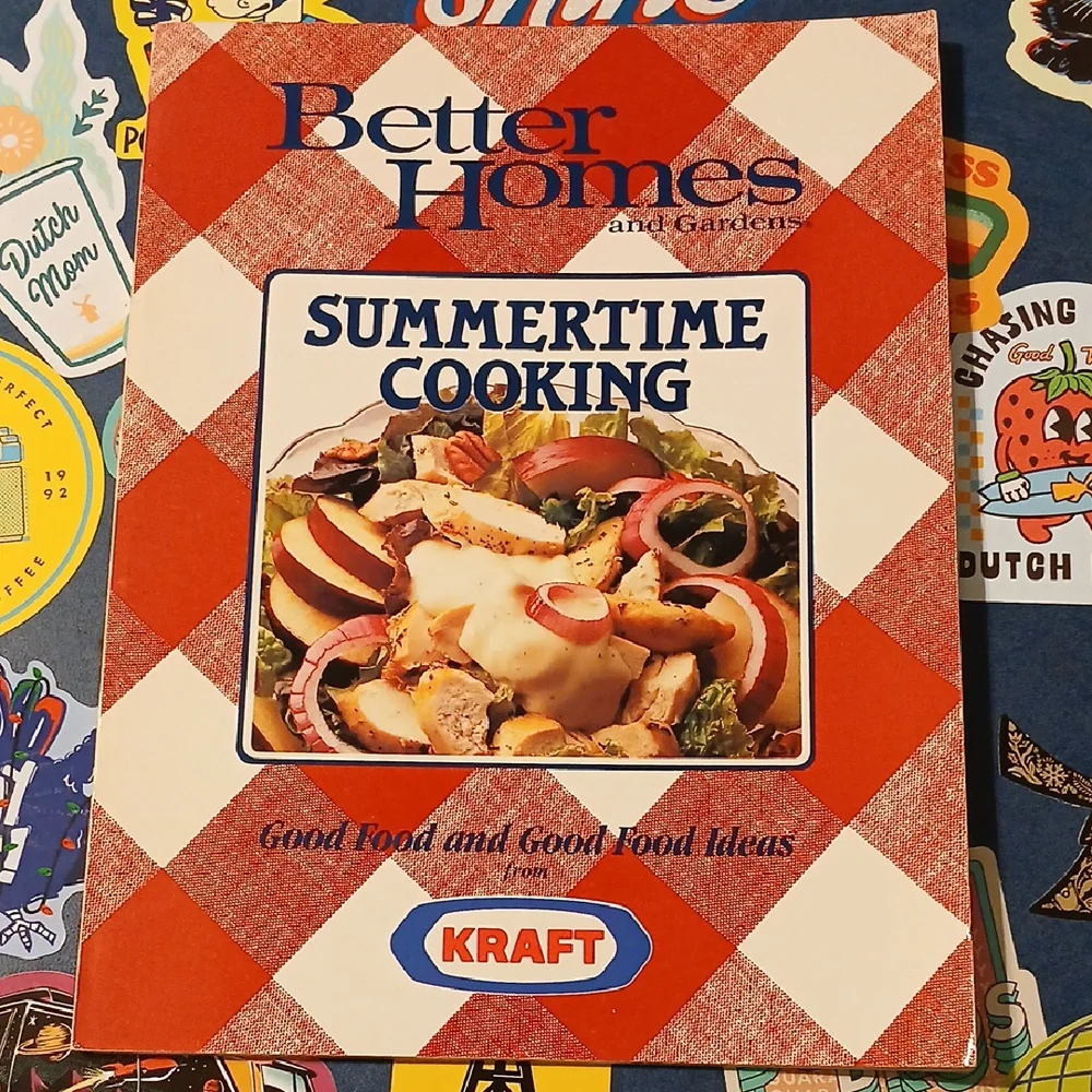 Vintage Better Homes And Gardens Summertime Cooking Cook Book